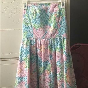 Lily Pulitzer strapless dress